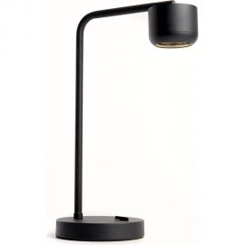 Настольный светильник под лампу FERON DE365 ECHO 12W, 230V, GX53, черный, с антибликовой сеточкой 48404 