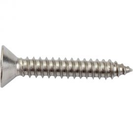 Нержавеющий саморез с потайной головкой KREPFIELD 6,3x38 мм, DIN 7982, А2, крестообразный шлиц PH, 25 шт. 7982А2САМОРЕЗ6.3X38-25 