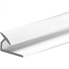 ПВХ профиль Центурион 3 мм, внутренний угол, белый, 2,44 м 14645 