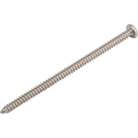 Нержавеющий саморез с полукруглой головкой KREPFIELD 4,2x80 мм, DIN 7981, А2, крестообразный шлиц PH, 40 шт. 7981А2САМОРЕЗ4.2X80-40 