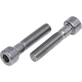 Нержавеющий винт с цилиндрической головкой KREPFIELD M10x90 мм, DIN 912, А2, внутренний шестигранник, неполная резьба, 6 шт. 912A2ВИНТПР10Х90-6 