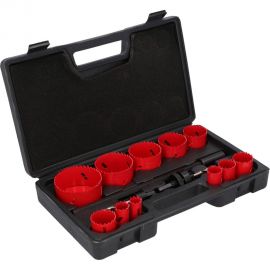 Набор коронок биметаллических (14 предметов; 19-76 мм) DRAUMET 6173 