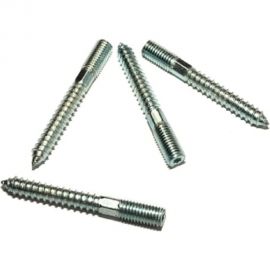 Шуруп-шпилька Rizzel 10x140, цинк, 400 шт. 321159 