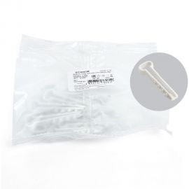 Дюбель-хомут для плоского кабеля STEKKER 5-10 мм, DCL01-5-10, белый, 10 шт. 39861 