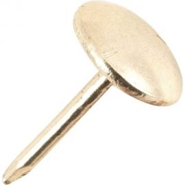 Гвозди декоративные Tech-Krep Сфера 9,5 мм, 1,3x16 мм, латунь 100 шт. пакет 152051 