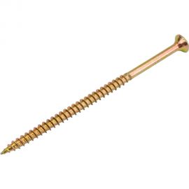 Шуруп крепежная техника жёлтый цинк 6,0x120, 80 шт. 431428 БК 