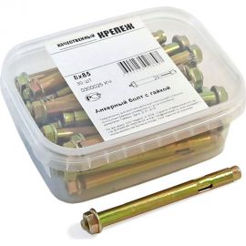 Анкерный болт с гайкой Качественный КРЕПЕЖ 8х85 30 шт 0300025 КЧ 