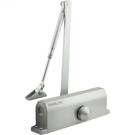 Дверной доводчик Marlok DC-80 фиксация 90 градусов, серебро 019833 