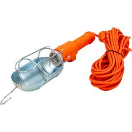 Переносной светильник MEGAPOWER под лампу E27 до 60W, 220V, длина провода 10м M-22010 