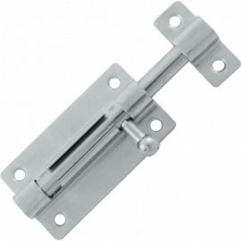 Накладная задвижка Tech-Krep ЗД 9 120х65 круглый ригель D14мм, L150мм оцинк. 145105 