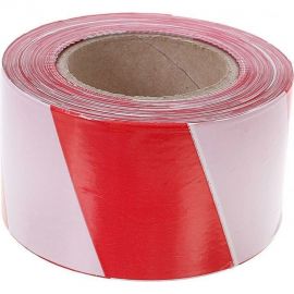 Оградительная лента ООО Комус красно-белая, 75 мм х 250 м 160542 