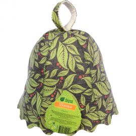 Шапка Банные штучки Листья, войлок 100% 41139 