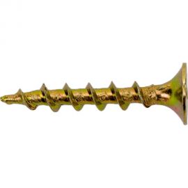 Саморез по дереву КРЕП-КОМП жёлтый цинк PH-2, 3,5х25, 100 шт. ждп2535мф 