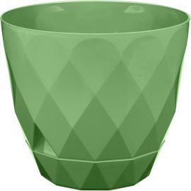 Горшок для цветов Idiland Laurel D 145 мм, 1.3 л, с поддоном, белый 221610829/01 