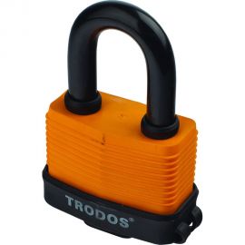 Ннавесной всепогодный замок Trodos ""ВС-SP-50"", желтый, блистер 210037 