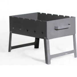 Мангал Петромаш сталь 3 мм, 40x28x31 см, откидные ножки 60708 