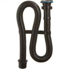 Гофрированный сифон ORIO 1 1/2x40 черный, длина 1000мм переходник на 50 мм АС-3012 