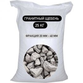 Гранитный щебень СТД ПетроСтрой фракция 20-40 мм, 25 кг STD_MSK_00029 