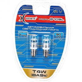 Автомобильная лампа XENITE B 109L 12 В, T4W, BA9S, 90 Лм, 2 шт. 1009354 