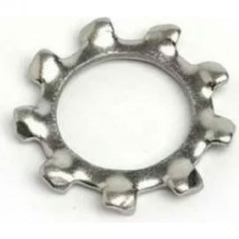 Стопорная шайба с внешними зубцами DINFIX DIN6797 A, А2, 4.3, 10 шт. 00-00003275 