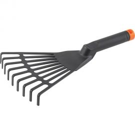 Пластиковые веерные грабли КЭС 170х185х345 мм, черные 21020030 