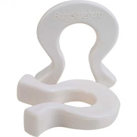 Подкова: блокиратор дверей, стоппер для двери, ограничитель для двери/окна Baby Safety силиконовый 2шт. белые 4670006470525 