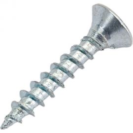 Шуруп крепежная техника белый цинк, 3,5x20 1000 шт. 431462 БК 