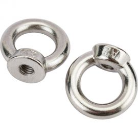 Нержавеющая рым-гайка KREPFIELD М8, ART 582, А2, 2 шт. 582А2РЫМГАЙКАМ8-2 
