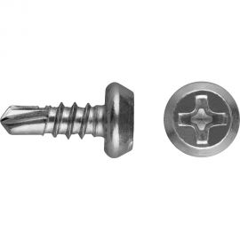 Саморез BOWT клоп сверло, оцинкованный, 3.5x11 мм, 50 шт. K02020 