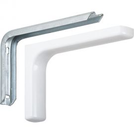 Кронштейн VORMANN Design 118х190х35 мм, оцинкованный, цвет: белый, 50 кг 01137 200 W 