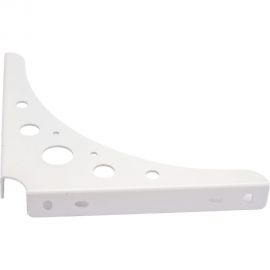 Кронштейн VORMANN Delta-Line 200х200х24 мм, оцинкованный, цвет: белый, 95 кг 00146 200 W 