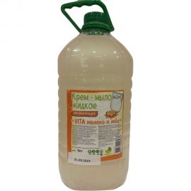 Жидкое крем-мыло Neoline «VITA молоко - мёд», 5 кг 143024 