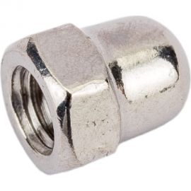 Нержавеющая колпачковая гайка KREPFIELD М5, DIN 1587, А2, 50 шт. 1587A2ГАЙКАМ5-50 