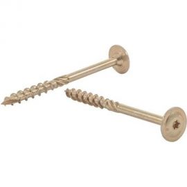 Конструкционный шуруп Rusconnect 8х260 мм, тарельчатая головка 4 шт. 3208261 