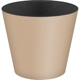 Горшок для цветов Idiland Rosemary D 230 мм, 5 л, с дренажной вставкой, бежевый 221605927/01 