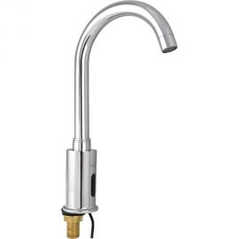 Сенсорный смеситель на раковину и мойку BRIMIX с поворотным изливом, высокий 081 