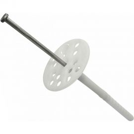 Дюбель для теплоизоляции с металл. гвоздем Bau-Fix 10x160 D=4,2 50 шт 827058 