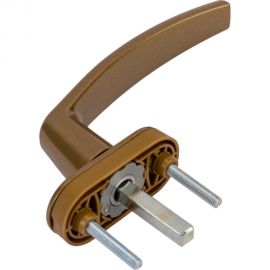 Ручка оконная Tech-Krep Vic, металл, штифт 35 мм, золото 1 шт. пакет 152058 