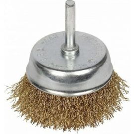Щетка проволочная чашечная на шпильке (50х0.35х6.35 мм) INGCO WB30501 