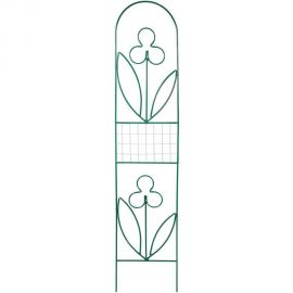 Разборная шпалера ООО Ярмарка-Тверь Цветок -2 зелёная, труба диам. 10 мм Т1038 