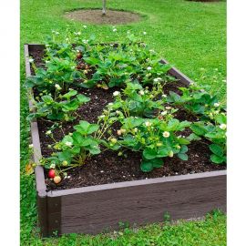 Ограждение для грядки из ДПК Eno 1x1 м, высота 20 см 4657783910482 