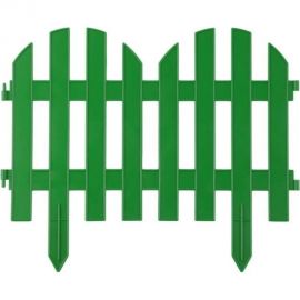Декоративный заборчик Поли Сад №2 Палисадник 28 см/3 м, зеленый 14659 