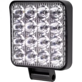 Противотуманная светодиодная автомобильная фара LEDZILLA 48Вт 12-24В ФСО вспышки Туманки ПТФ дальнего света, 1 шт G0001-MINIBS 