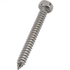 Нержавеющий саморез с шестигранной головкой KREPFIELD 6,3x50 мм, DIN 7976, А2, 20 шт. 7976А2САМОРЕЗ6.3X50-20 