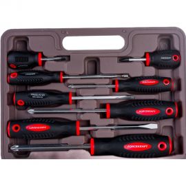 Набор отверток FORCEKRAFT магнитные, Profi, 8пр, в кейсе 27162 FK-7008A 
