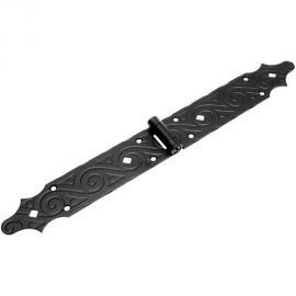 Фигурная петля Домарт серия ЯРОСЛАВЛЬ (200x200 мм; кованая; черный) 170332 