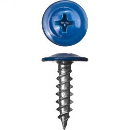 Саморез крепежная техника прессшайба, синий, 4,2x16 ral 5005, острый, 50 шт. 10736 