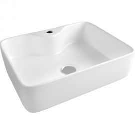 Раковина Teymi Helmi S 48 накладная с полочкой под смеситель, белая T50310 ЦБ-00266996 