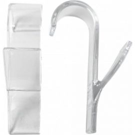 Комплект крючков для полотенцесушителя PRIMANOVA 2 шт. прозрачный, d=20мм M-B24-16 