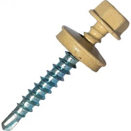 Cамосверлящий винт HARDWEX ТМ HWX2-W-P5-4.8x19 мм, сверло №1, RAL 1014, 250 шт. 5190000000775 